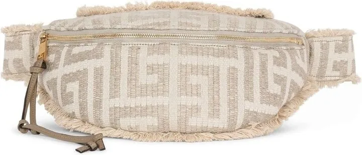 Neutral Monogram Jacquard Belt Bag