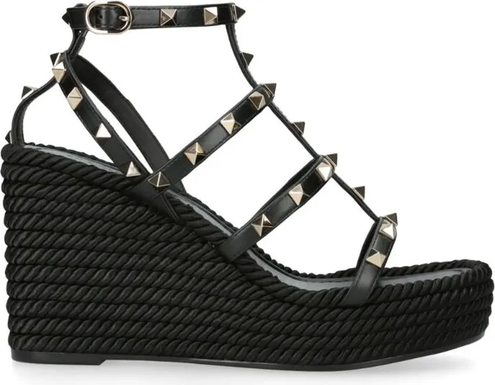 Valentino Garavani Rockstud Wedge Sandals 95