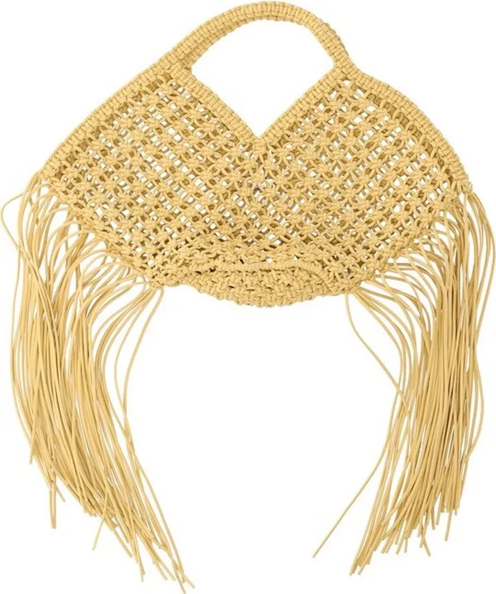 Yuzefi Interwoven Fringed Tote Bag