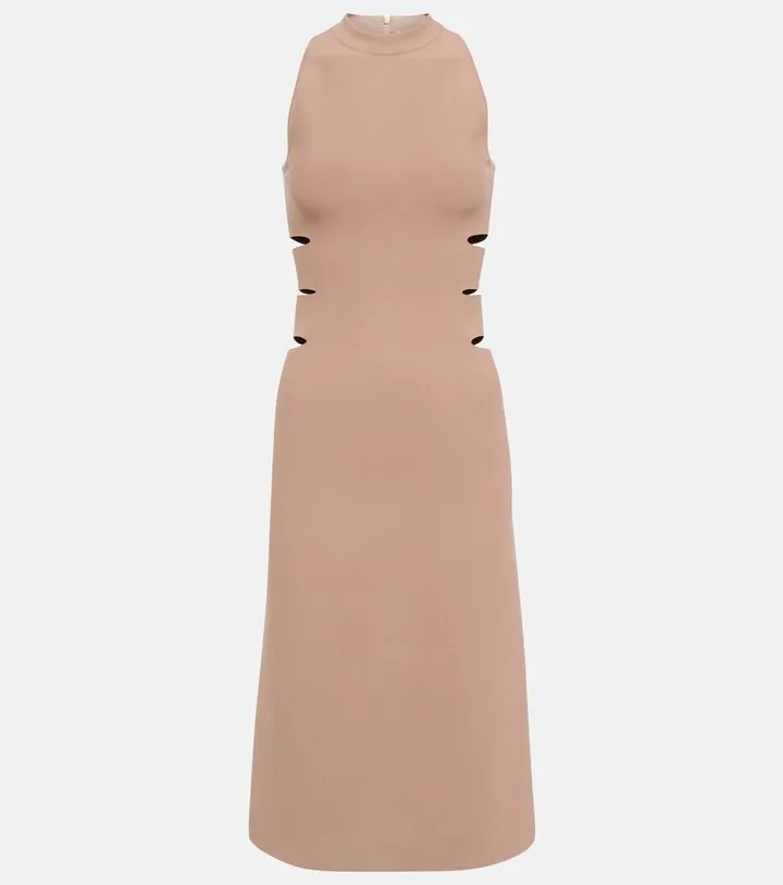 Cutout midi dress