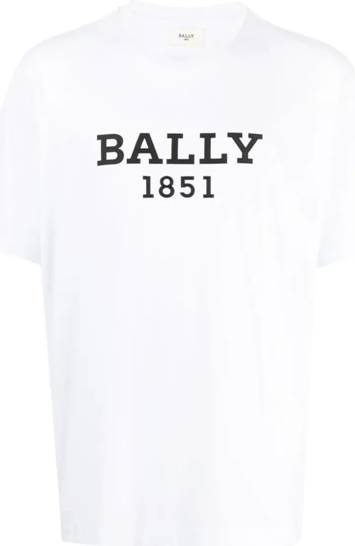 logo-print organic-cotton T-shirt