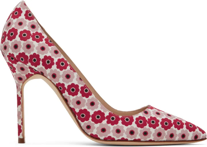Manolo Blahnik Pink BB Pumps