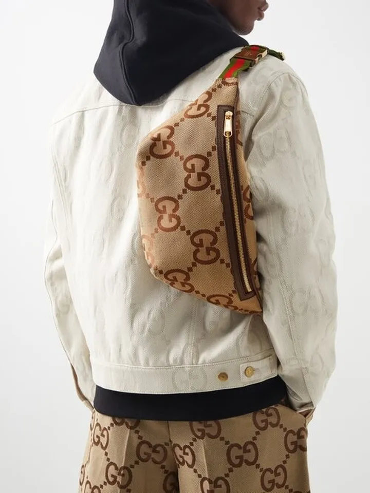 Jumbo Gg-canvas Belt Bag