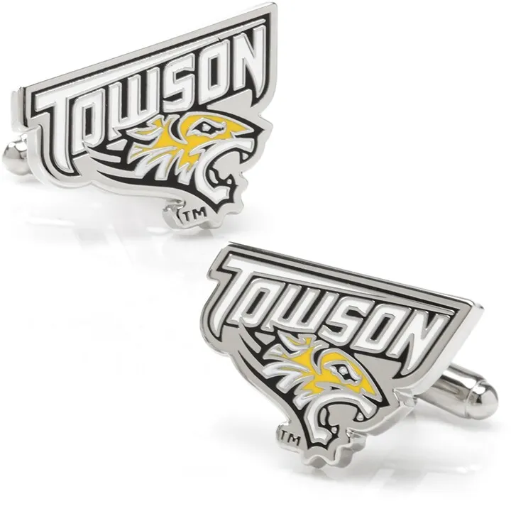 NCAA Collegiate Towson University Tigers Cuff Links