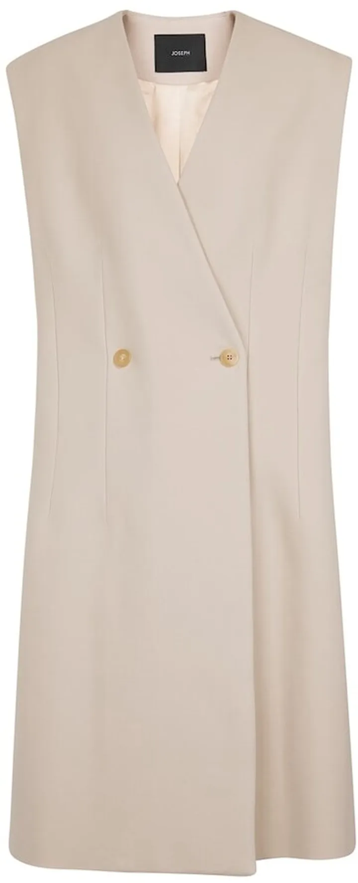 Ciling cotton twill midi dress
