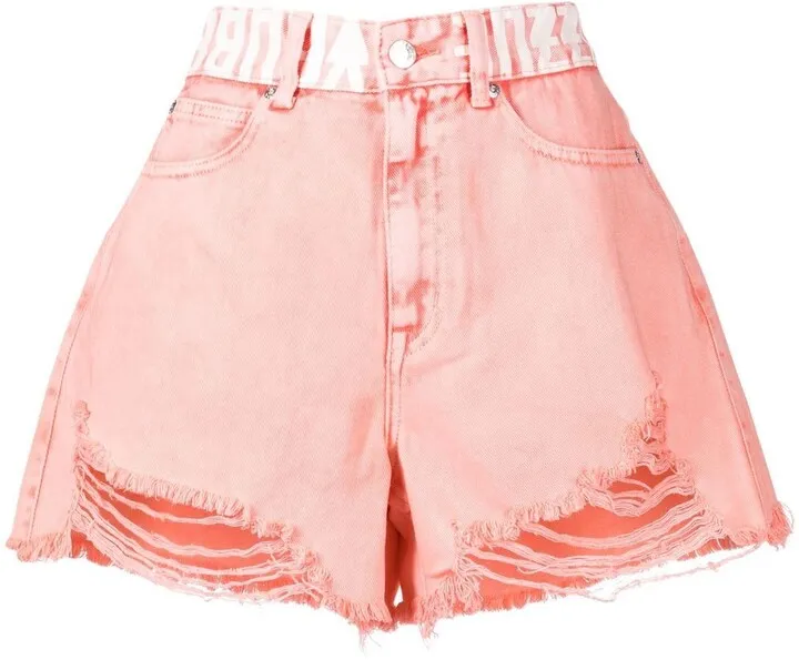 Distressed Jean Shorts