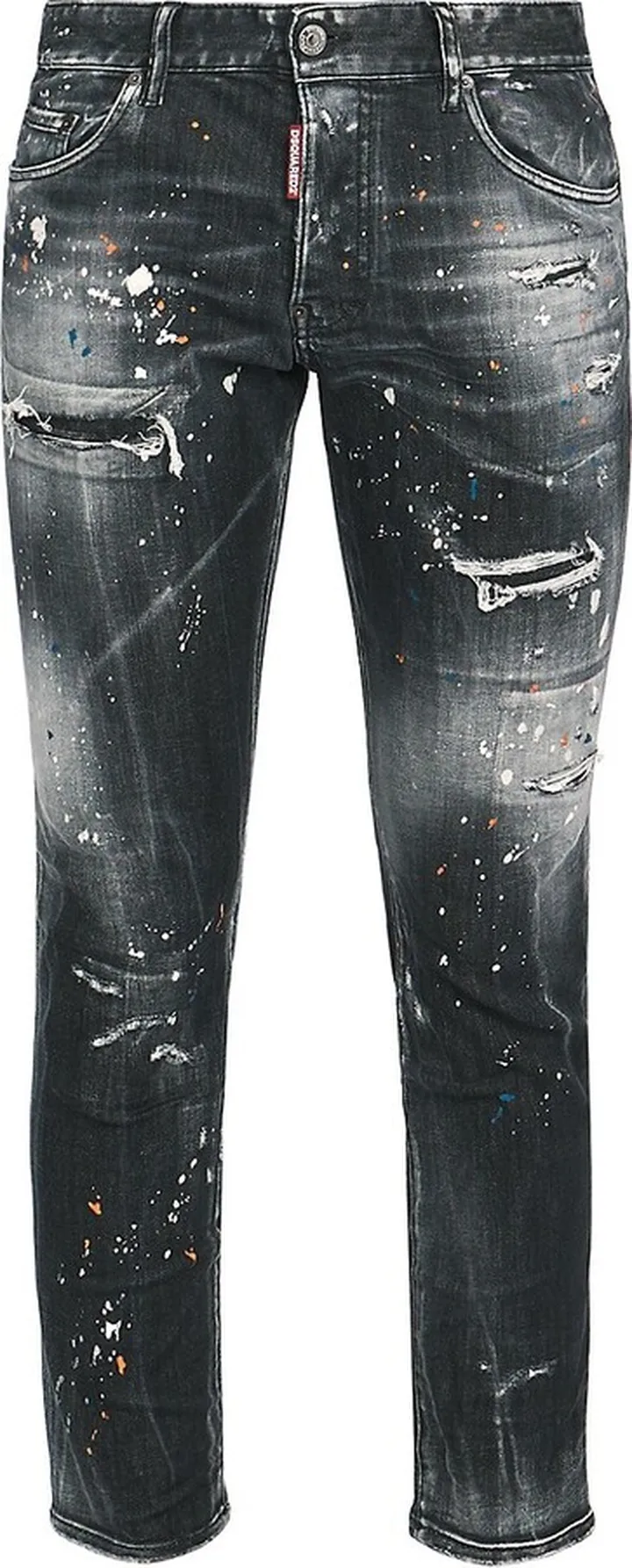 Skater Paint Splatter Skinny Jeans