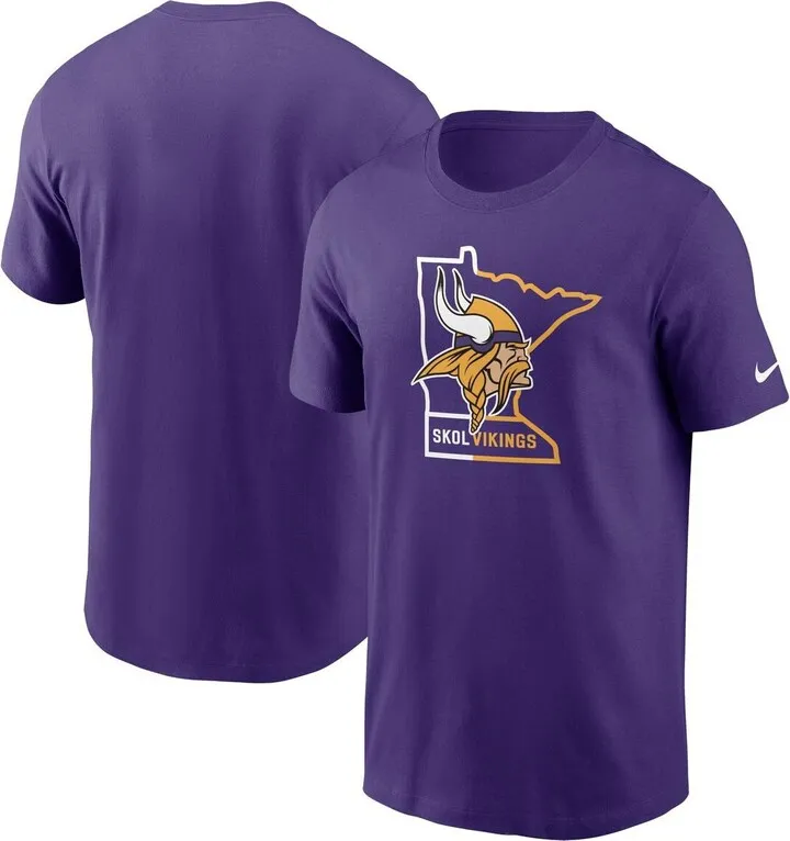 Men's Nike Purple Minnesota Vikings Essential Local Phrase T-shirt