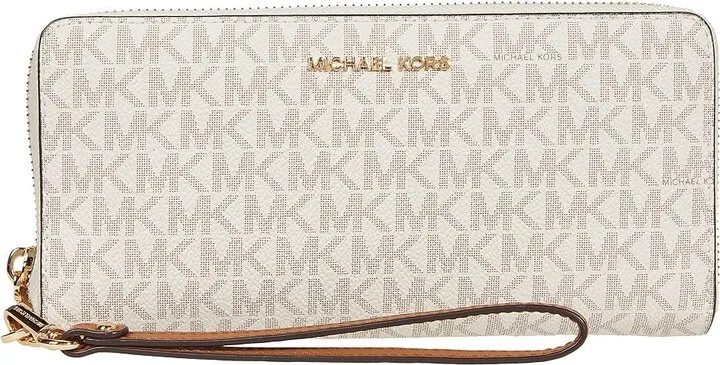 MICHAEL Michael Kors Jet Set Travel Continental (Vanilla) Handbags