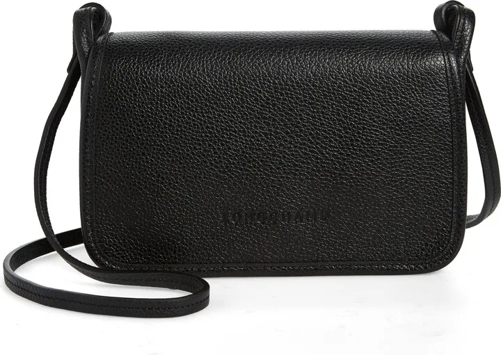 Le Foulonné Leather Wallet Crossbody Bag