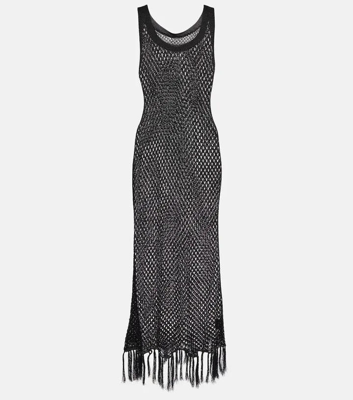 Emma fringed maxi dress