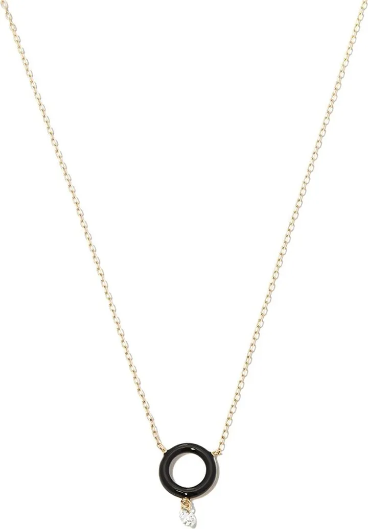 18kt Yellow Gold Diamond Pendant Necklace