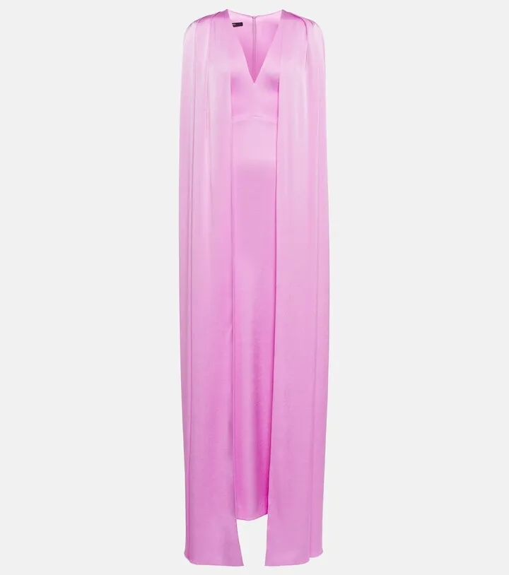 Hudson satin crepe gown