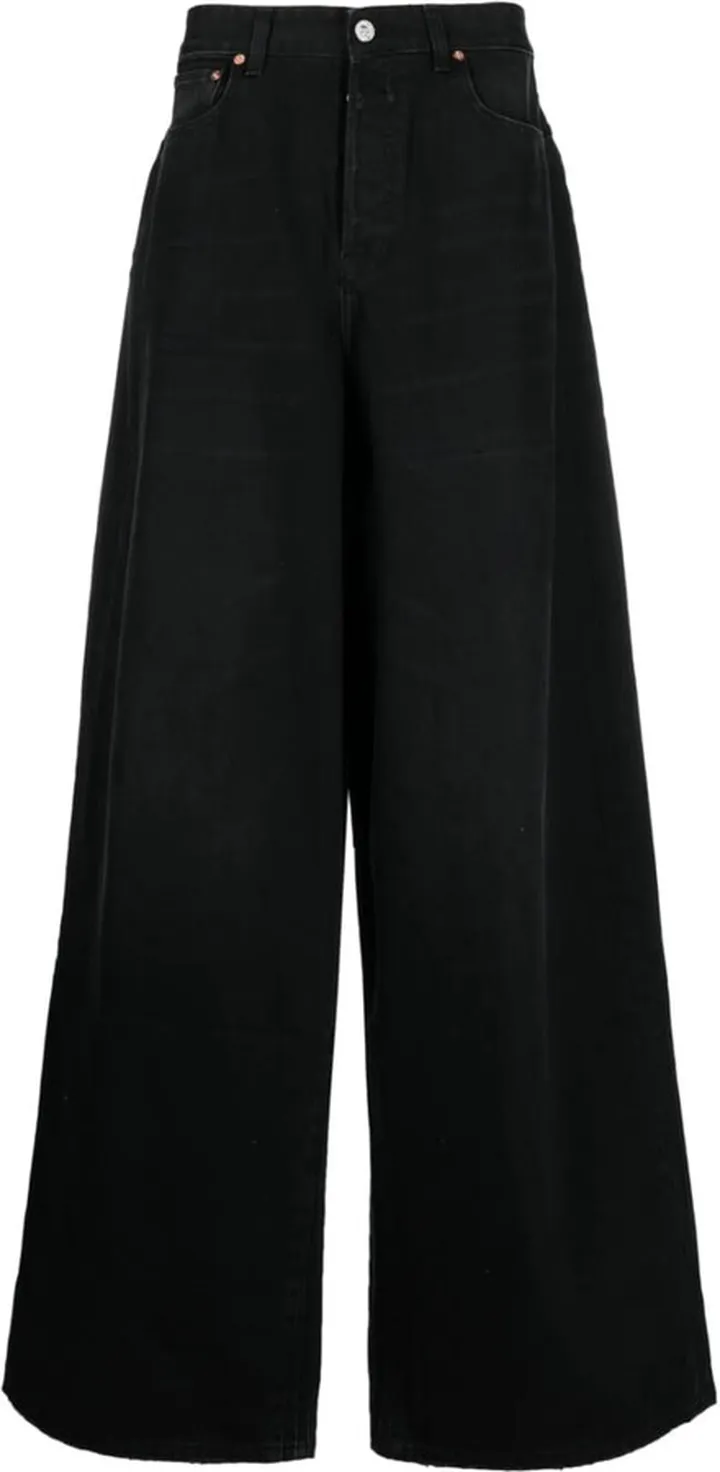 Five-Pocket Wide-Leg Jeans