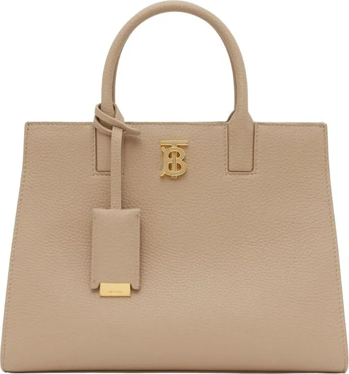 Burberry Mini Leather Frances Tote Bag