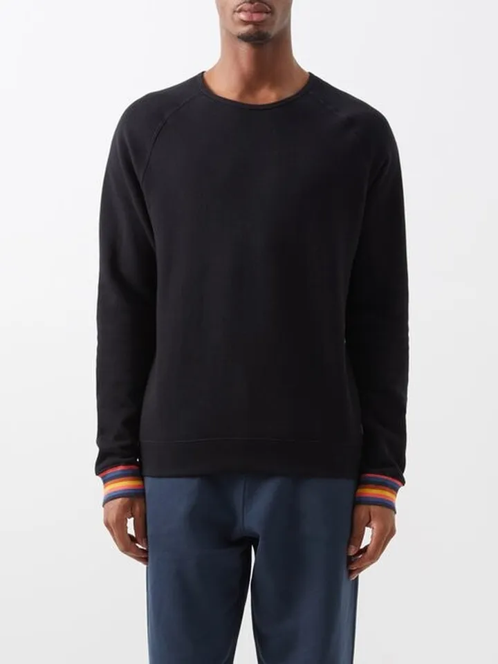 Artist Stripe Cotton-jersey Pyjama Top