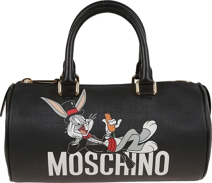 Moschino Bugs Bunny Printed Zipped Tote Bag