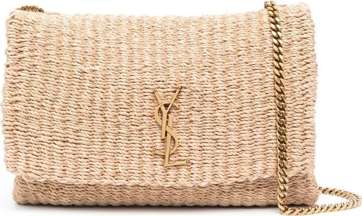 Kate raffia shoulder bag