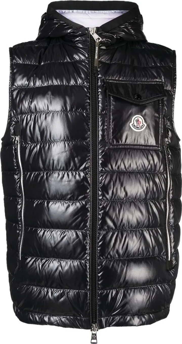 Logo-Patch Padded Down Gilet