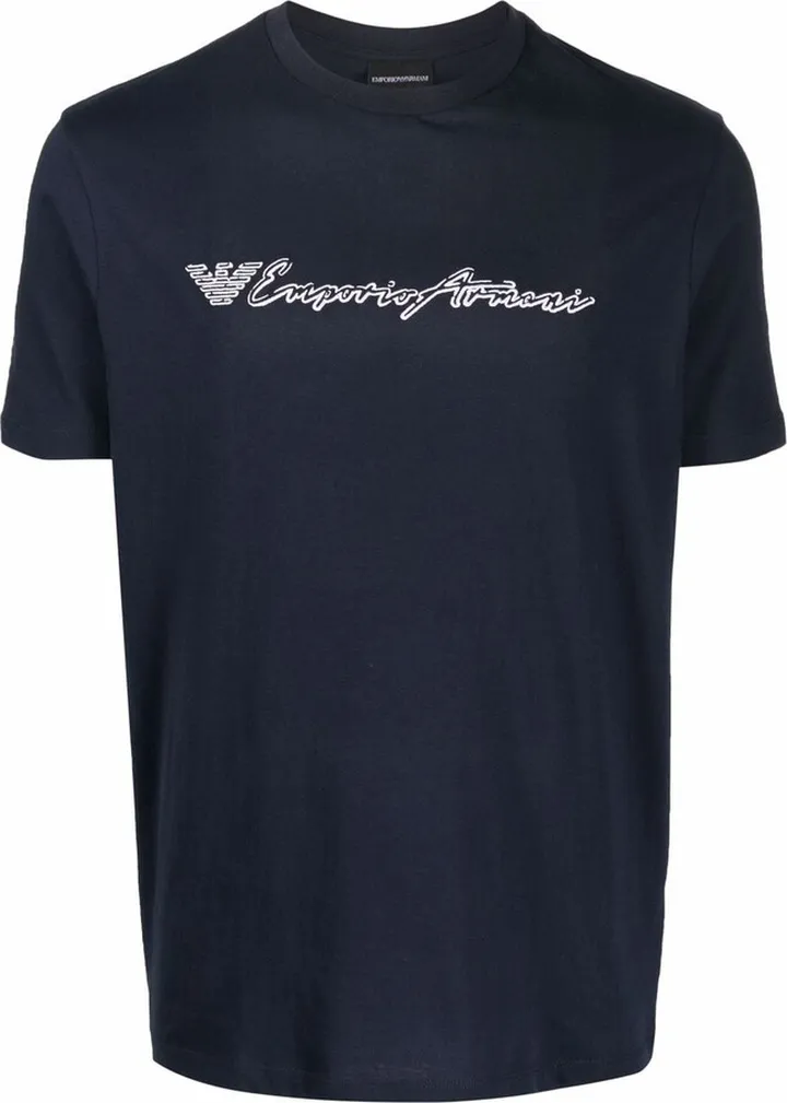 embroidered logo cotton T-shirt