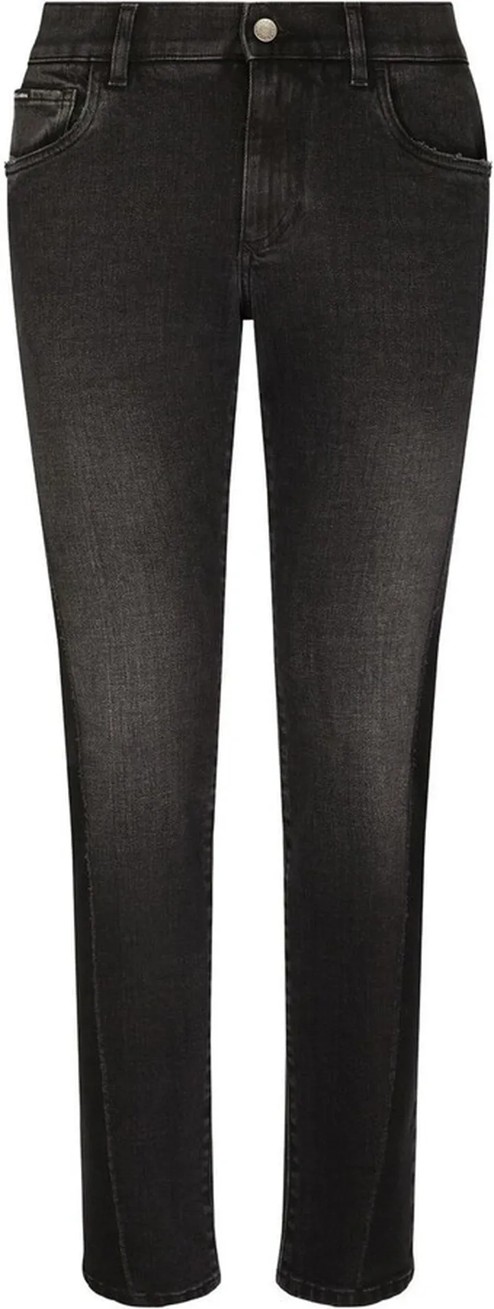 Logo Plaque Low-Rise Skinny Jeans