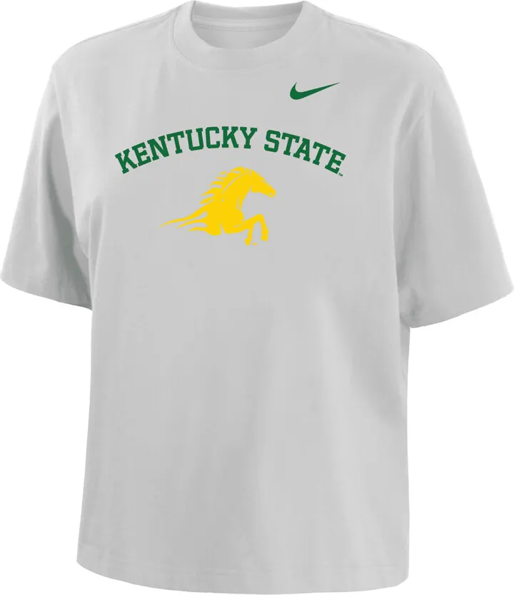 Nike Women's College (Kentucky State) Boxy T-Shirt in White