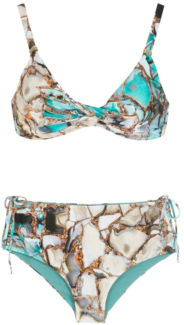 Marcela print bikini set