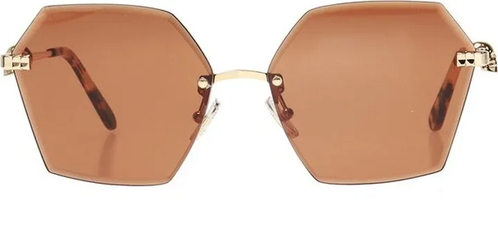 Philipp Plein Beverly Hexagonal Frame Sunglasses