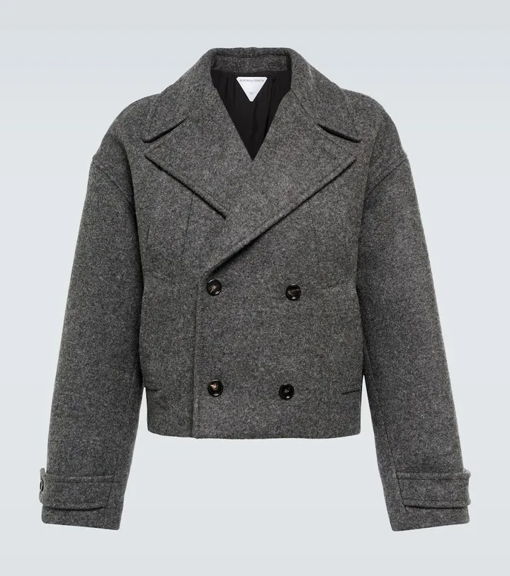 Wool and cotton felt jacket