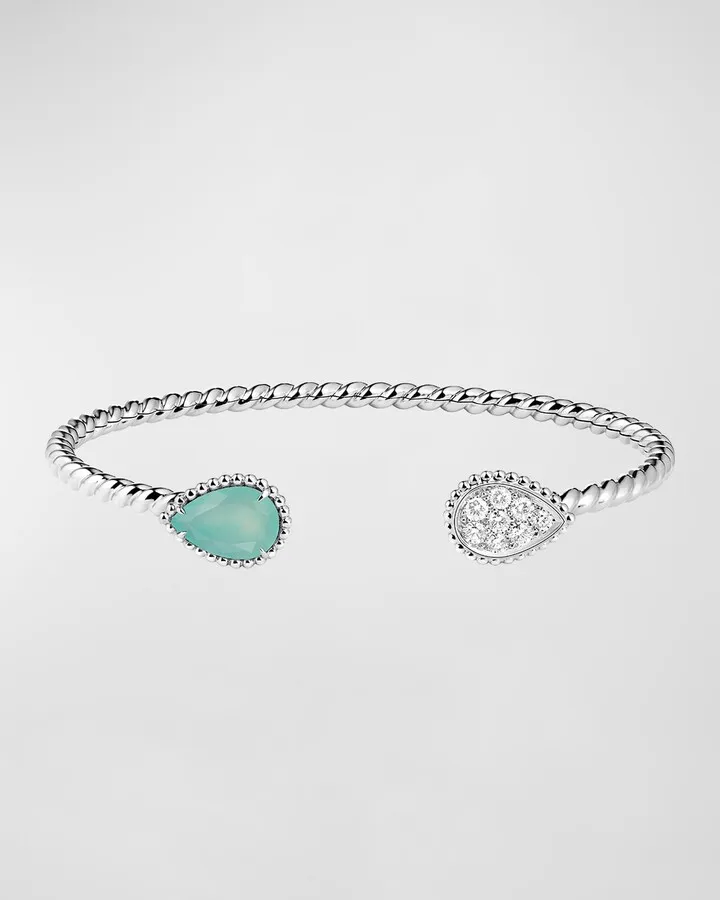 Serpent Boheme Aquaprase and Diamond Bracelet