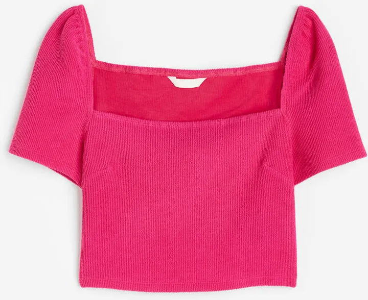 Square-neck Crop Top