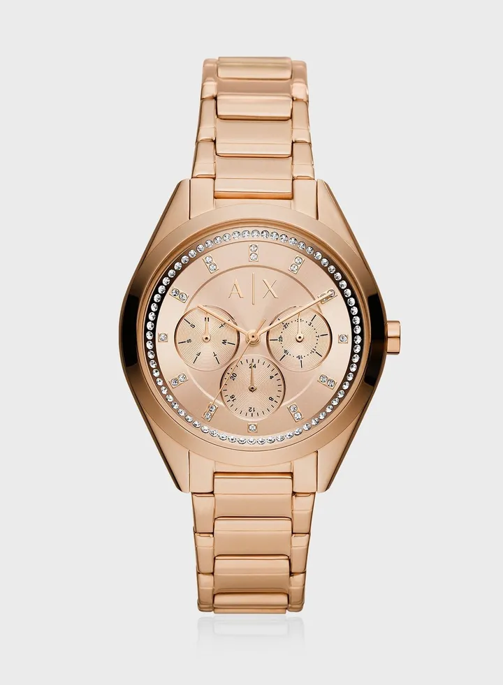 Steel Strap Analog Watch