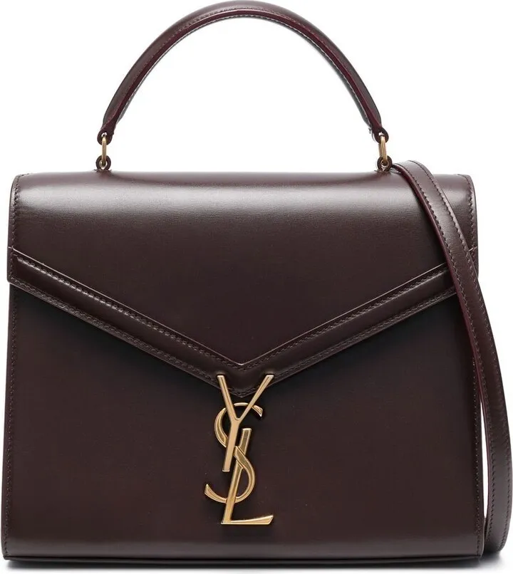 Cassandra logo-plaque shoulder bag
