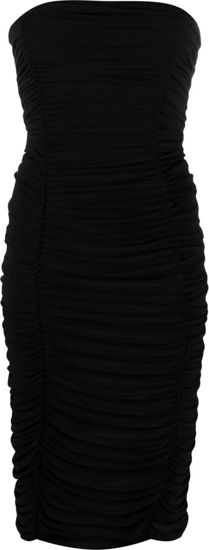 Strapless Draped Dress