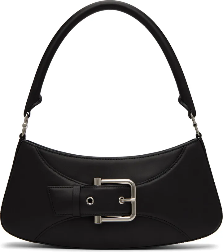OSOI Black Belted Brocle Bag