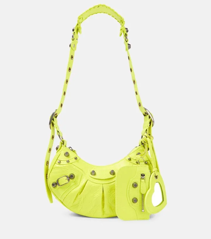 Le Cagole XS leather shoulder bag