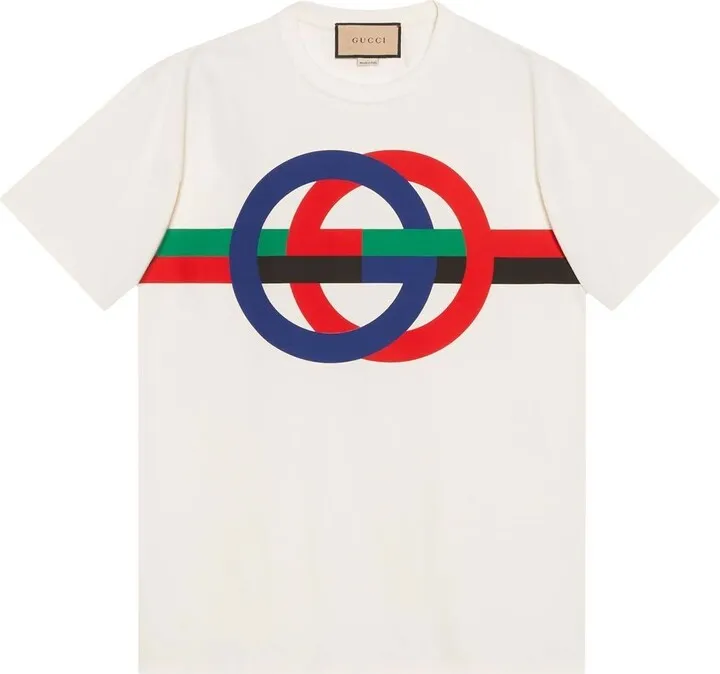 Round GG print T-shirt
