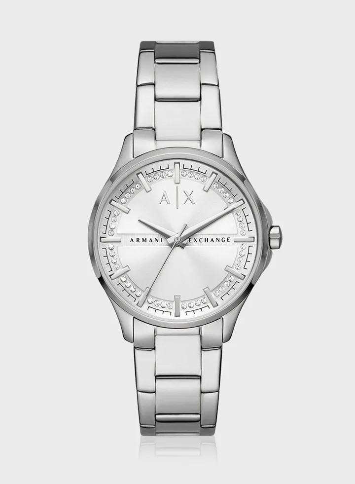 Classic Steel Strap Analog Watch
