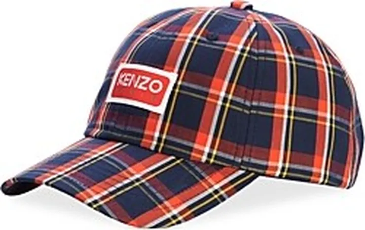 Kenzo Plaid Logo Cap