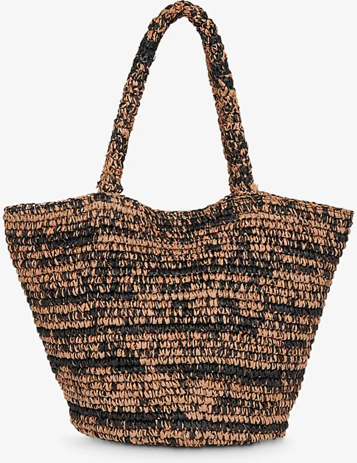 Womens Brown Renee Paper Tote bag