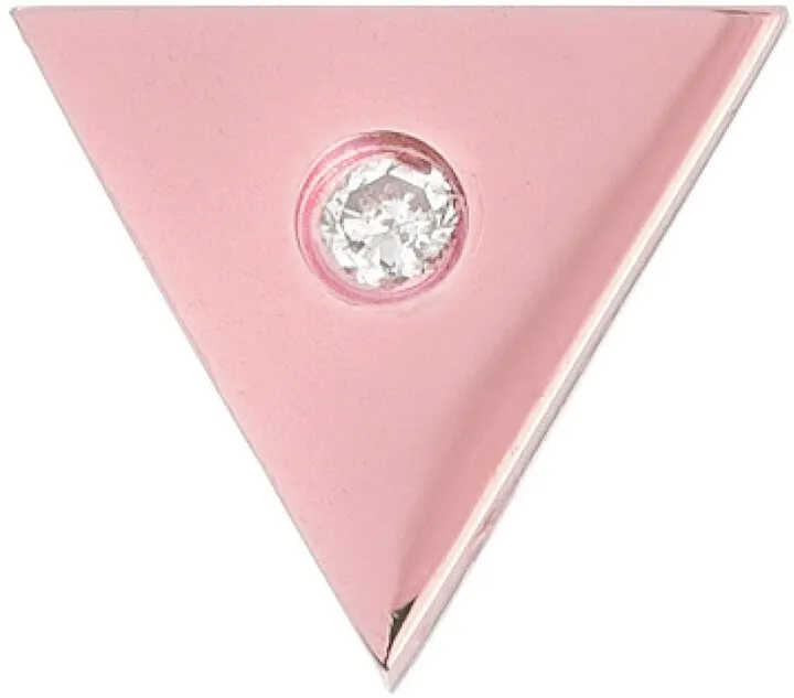 Forever Collection - Triangle Diamond Stud Earring