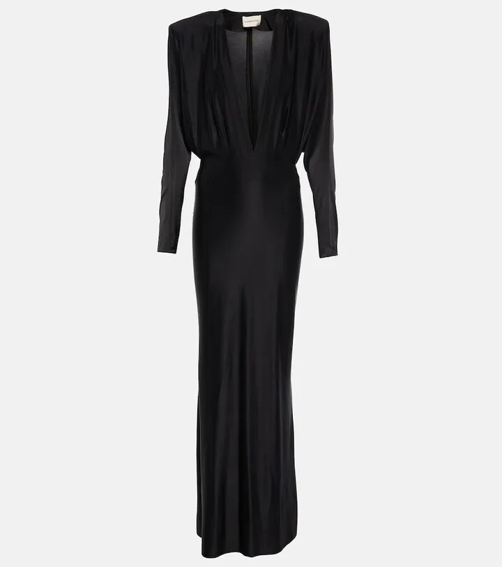 Satin gown