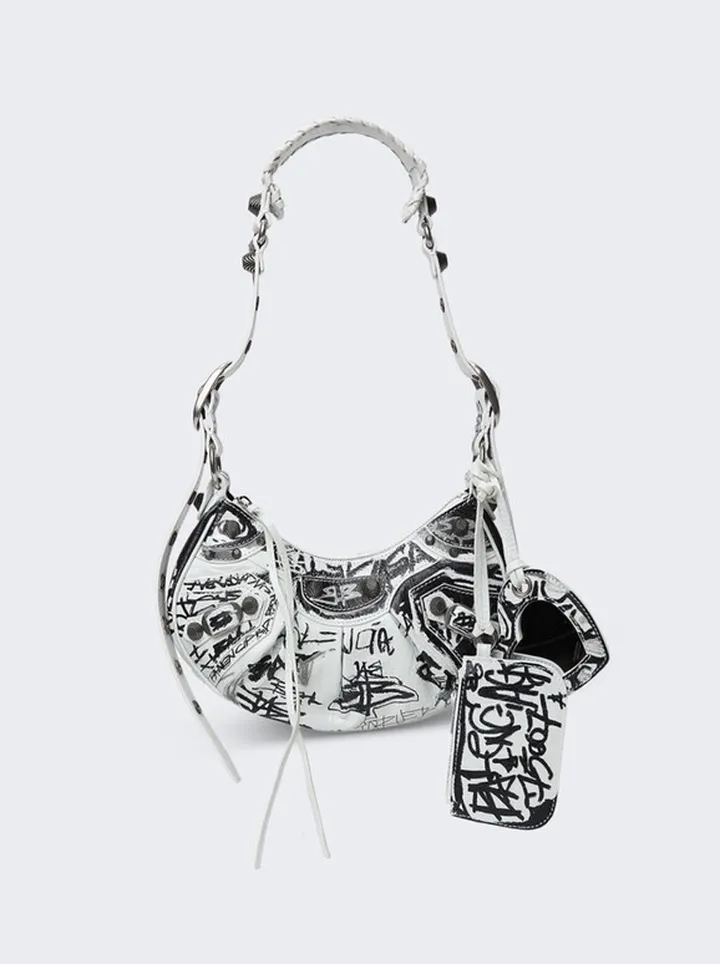 Le Cagole XS Shoulder Bag White