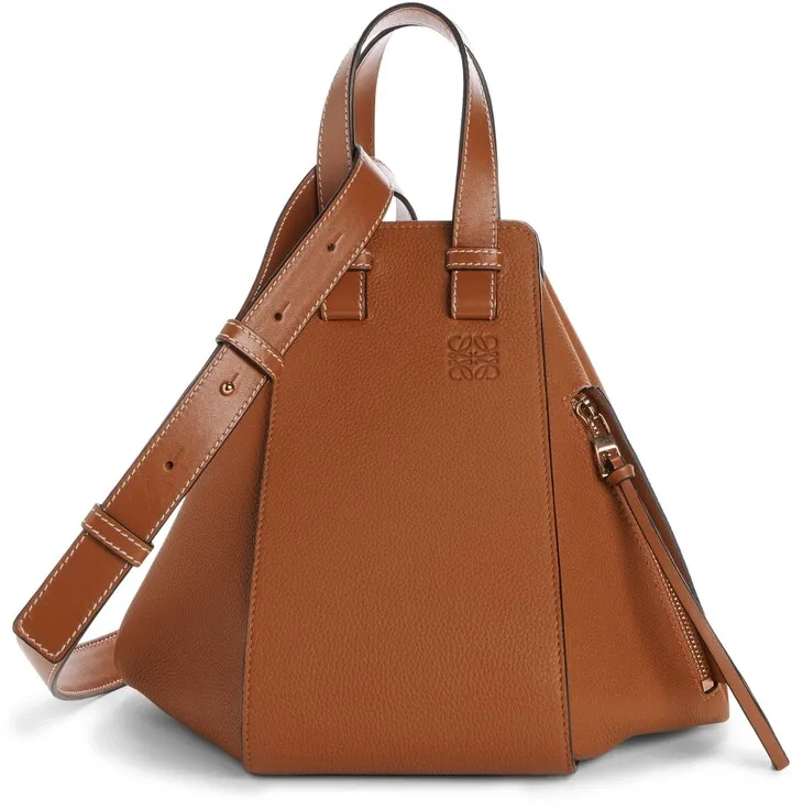 Small Hammock Leather Hobo Bag