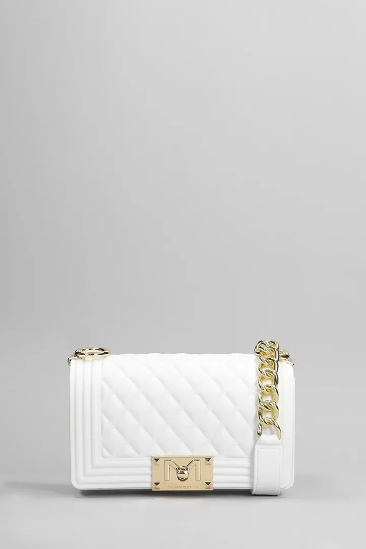 Las Vegas Xs Shoulder Bag In White Leather