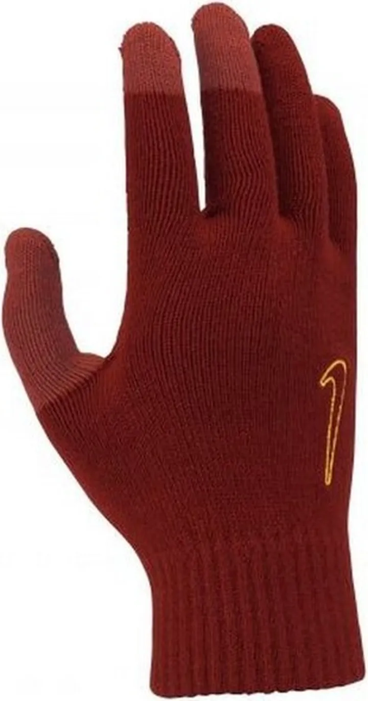 Nike Mens Cinnabar Knitted Swoosh Gloves - Red