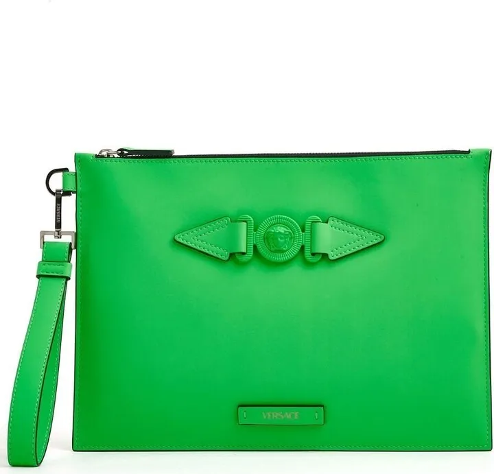 Medusa-motif clutch bag
