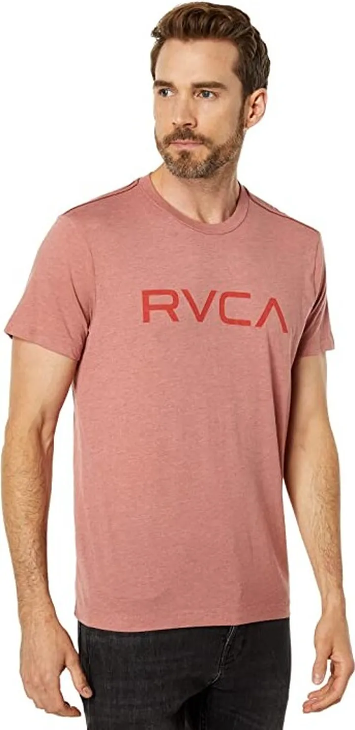 RVCA Big RVCA Short Sleeve Tee (Chai) Men's T Shirt