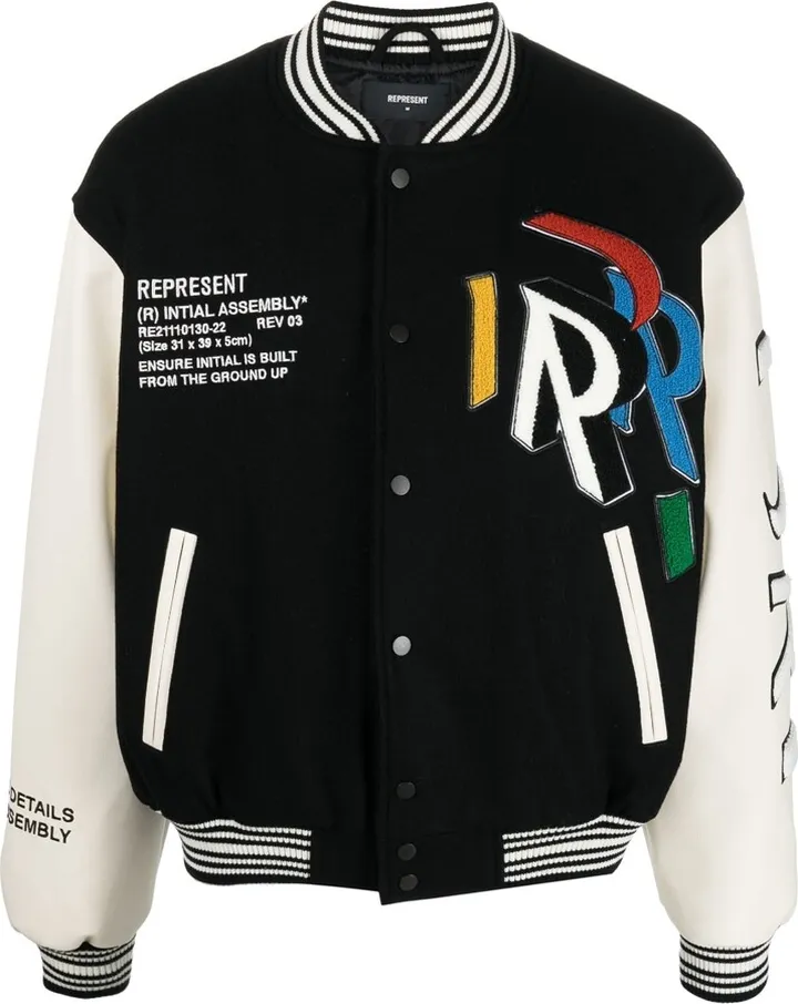 Initial bomber jacket