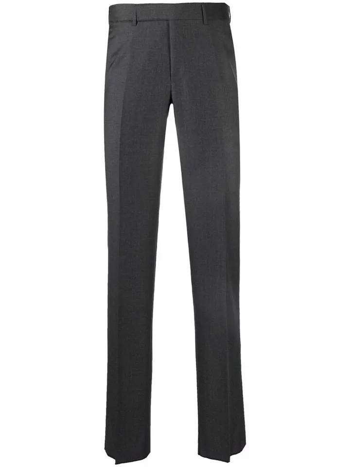 Straight-Leg Tailored Trousers